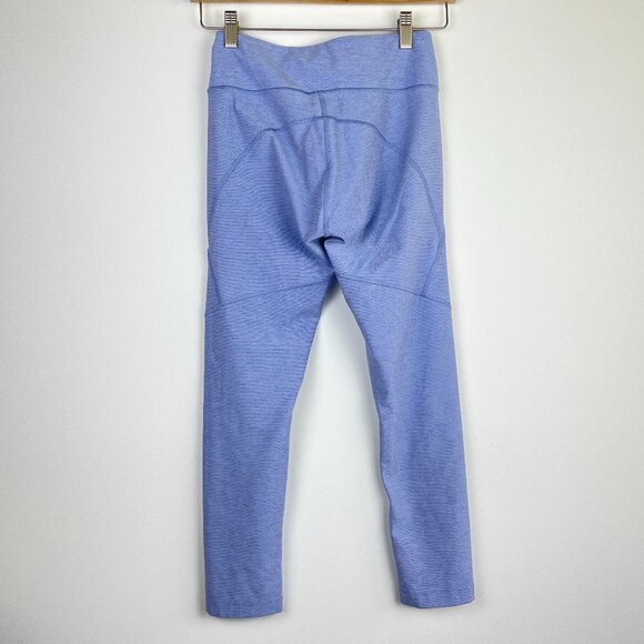 Outdoor Voices capri leggings blue cropped tight - size small - Picture 4 of 6